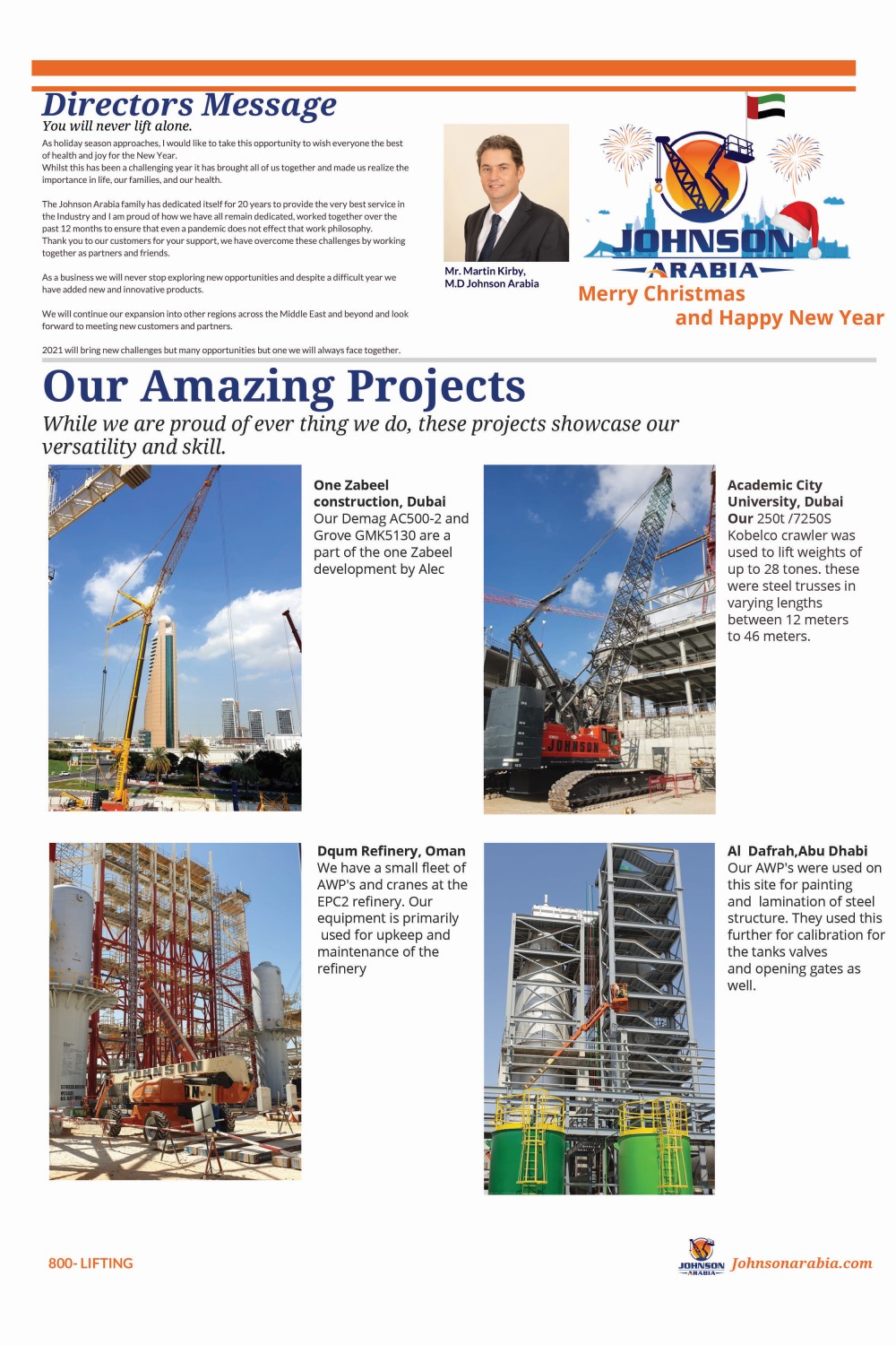 Launch of our Grove RT550E Cranes - Johnson Arabia