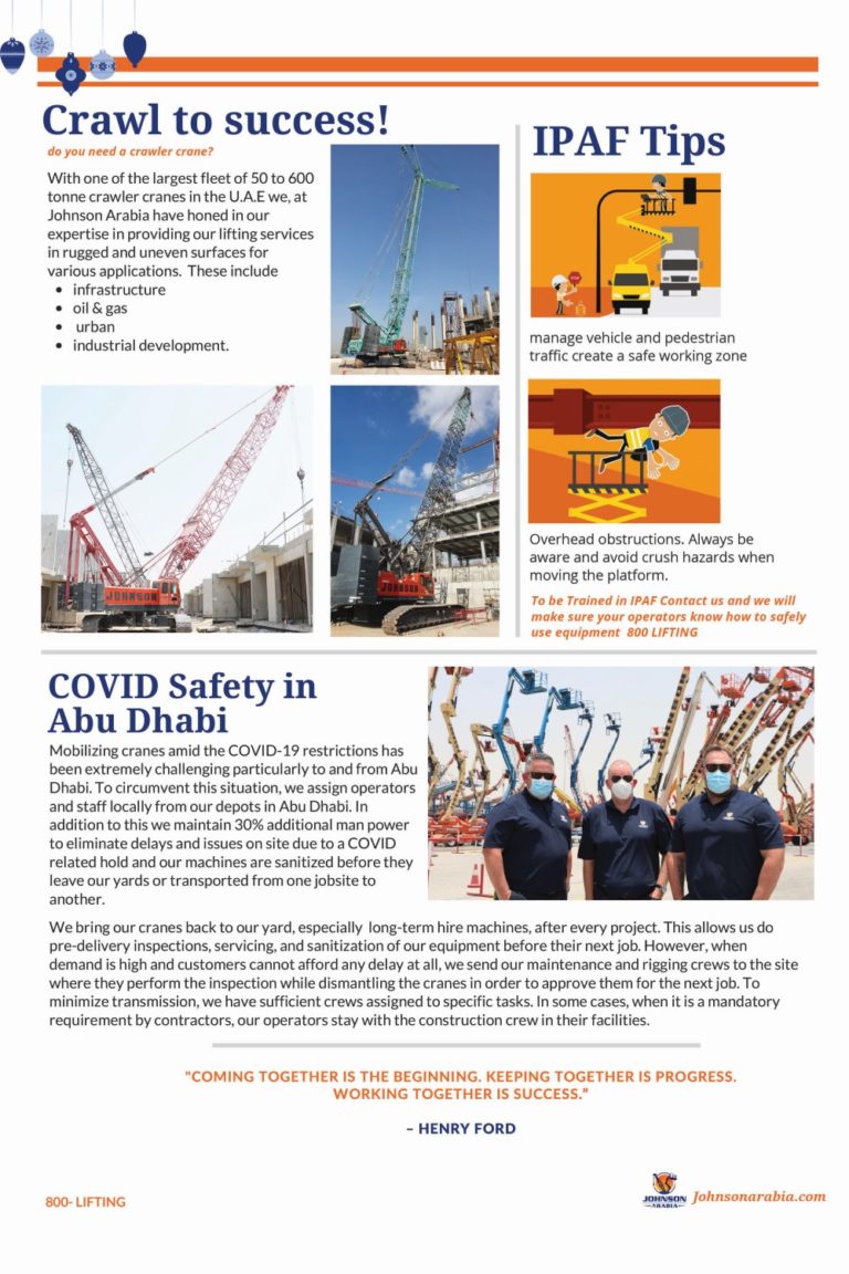 Launch of our Grove RT550E Cranes - Johnson Arabia